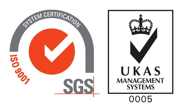 ISO 9001 - SGS / UKAS certified