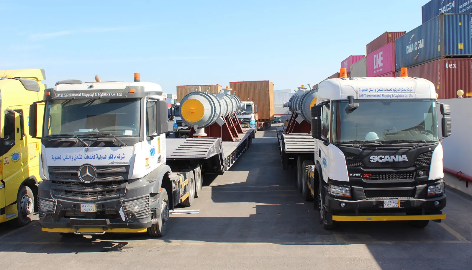 Project cargo handling in Saudi Arabia — BAFCO heavy-lift and break-bulk shipping