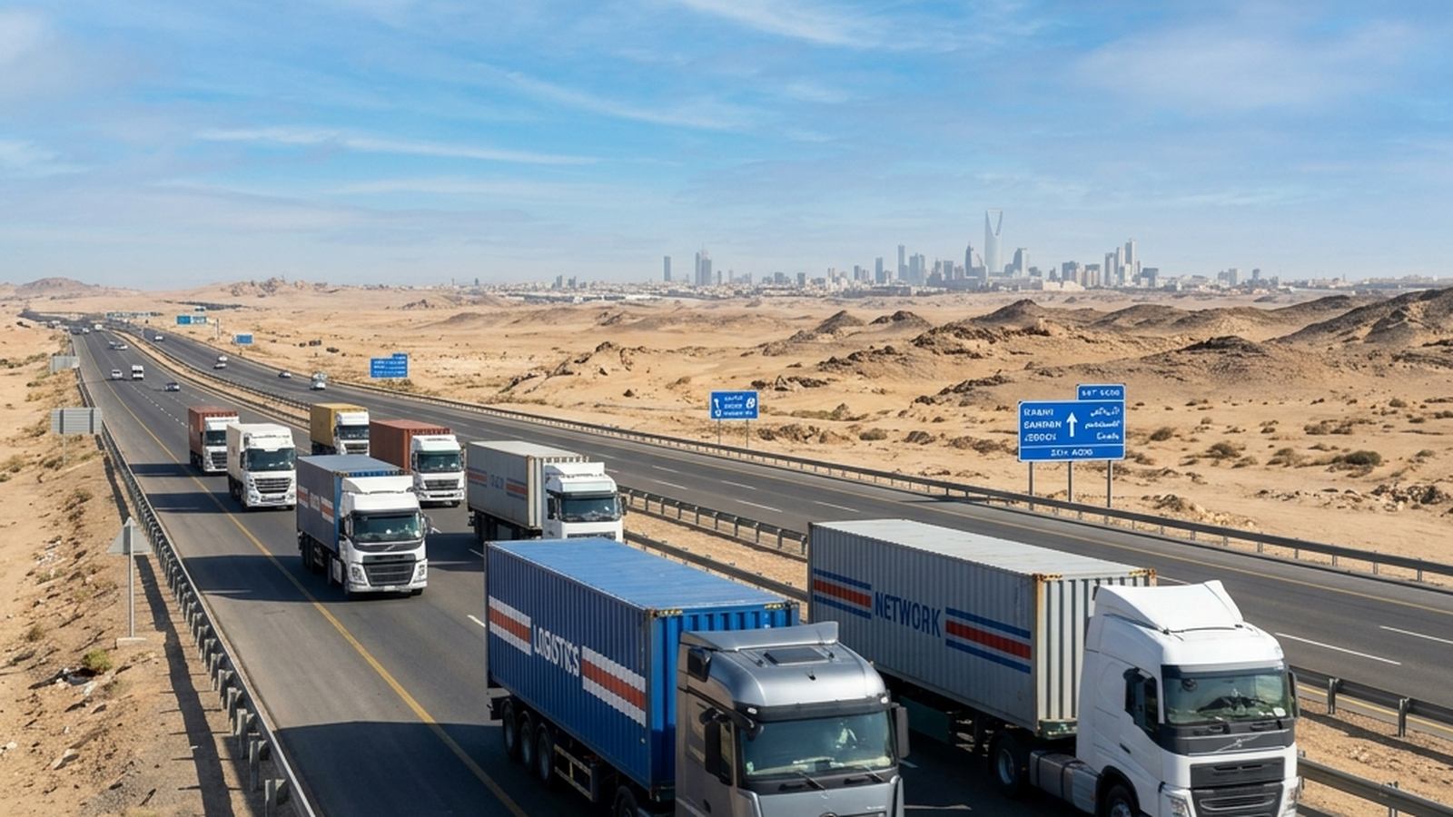 Logistics truck fleet saudi arabia — BAFCO logistics in Saudi Arabia