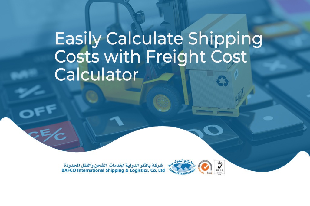easily calculate freight cost with the freight cost calculator